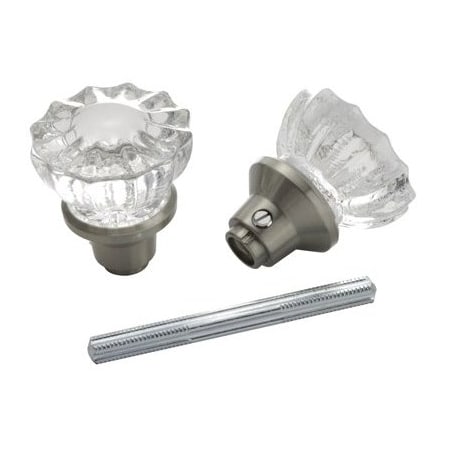 Belwith Products 2PK Knob GlassSpindle 1140-SN